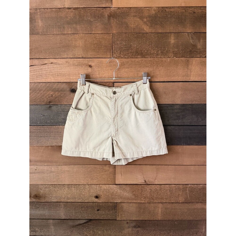 90s Y2K Periscope Khaki Cargo Shorts Beige Utility Carpenter Cotton